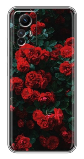 Чехол с картинкой "Красные розы" для Xiaomi Redmi Note 12s