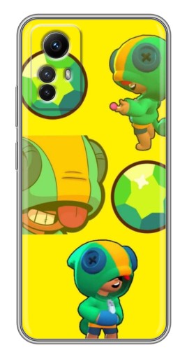 Силиконовый чехол с изображением "Кристалл и Леон" для Xiaomi Redmi Note 12s
