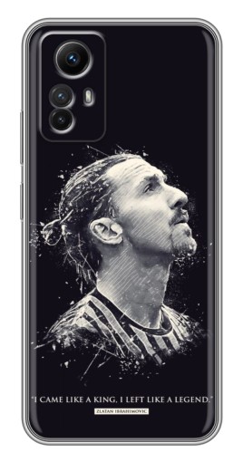 Силиконовый чехол с изображением "Легенда Ибрагимович" для Xiaomi Redmi Note 12s