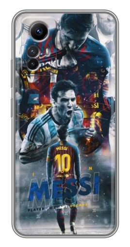 Силиконовый чехол с изображением "Легендарный Месси" для Xiaomi Redmi Note 12s