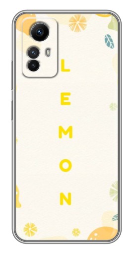 Чехол с картинкой "Lemon" для Xiaomi Redmi Note 12s