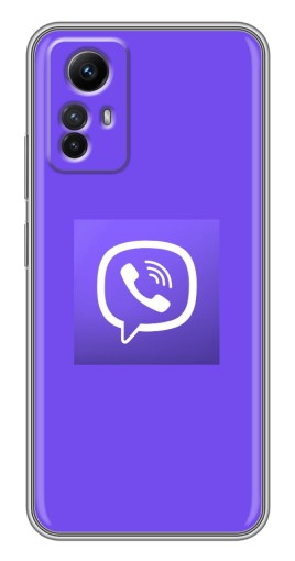 Чехол с принтом "Лого Viber" для Xiaomi Redmi Note 12s