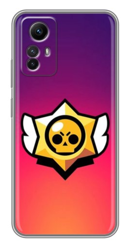 Чехол с картинкой "Логотип Brawl Stars" для Xiaomi Redmi Note 12s