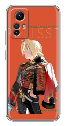 Силиконовый чехол с изображением "Майор Элрик" для Xiaomi Redmi Note 12s
