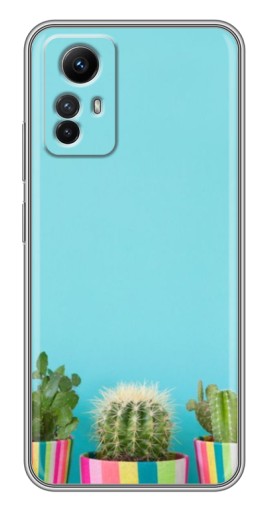 Чехол с печатью "Маленькие кактусы" для Xiaomi Redmi Note 12s