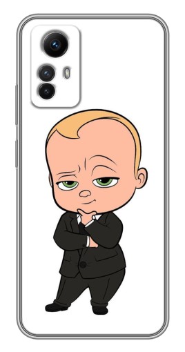 Силиконовый чехол с изображением "Маленький Босс" для Xiaomi Redmi Note 12s