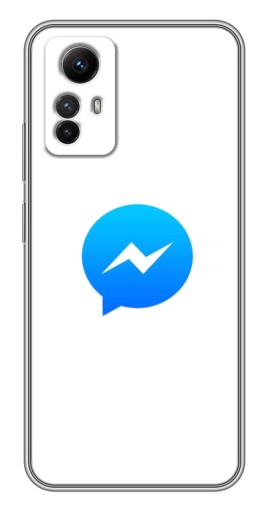 Чехол с печатью "messenger logo" для Xiaomi Redmi Note 12s
