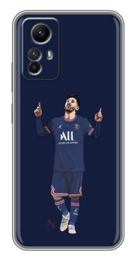 Чехол с принтом "Месси в ПСЖ" для Xiaomi Redmi Note 12s