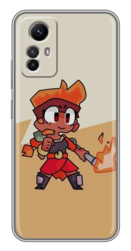 Чехол с печатью "Нарисованная Amber" для Xiaomi Redmi Note 12s