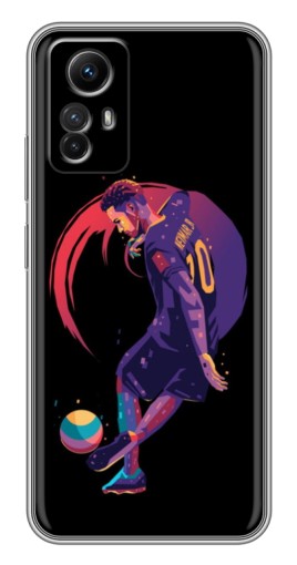 Силиконовый чехол с изображением "Неймар Финты" для Xiaomi Redmi Note 12s