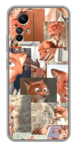 Чехол с печатью "Ник Крутихвост" для Xiaomi Redmi Note 12s