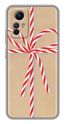 Силиконовый чехол с изображением "Новогодний подарок" для Xiaomi Redmi Note 12s