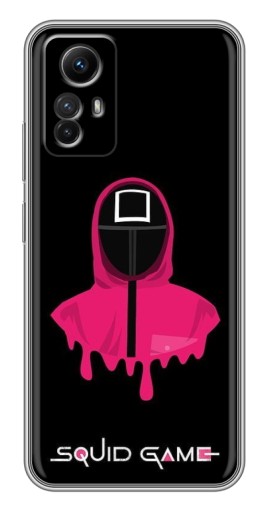 Чехол с картинкой "Охранник с Квадратом" для Xiaomi Redmi Note 12s