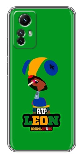 Силиконовый чехол с изображением "RAP Leon" для Xiaomi Redmi Note 12s