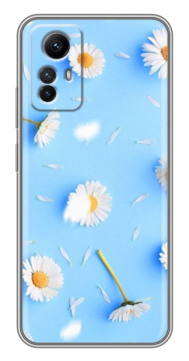 Чехол с печатью "Ромашковый фон" для Xiaomi Redmi Note 12s