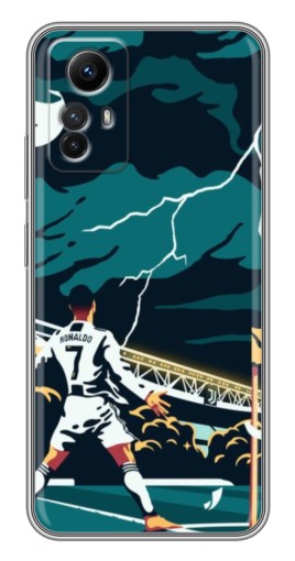 Чехол с принтом "Ronaldo празднование" для Xiaomi Redmi Note 12s