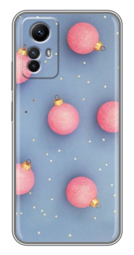 Чехол с картинкой "Розовые шары" для Xiaomi Redmi Note 12s