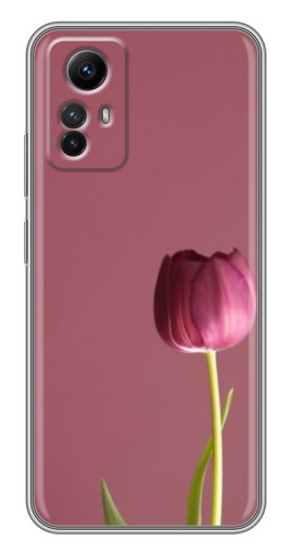 Чехол с принтом "Розовый тюльпан" для Xiaomi Redmi Note 12s