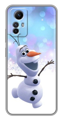 Чехол с принтом "Снеговик Олаф" для Xiaomi Redmi Note 12s
