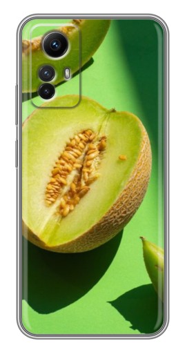Силиконовый чехол с изображением "Сочная Дыня" для Xiaomi Redmi Note 12s
