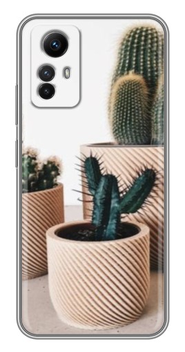Чехол с принтом "стильные кактусы" для Xiaomi Redmi Note 12s