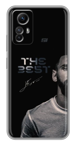 Чехол с принтом "The Best Messi" для Xiaomi Redmi Note 12s