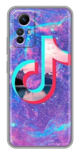 Чехол с печатью "ТикТок мраморный" для Xiaomi Redmi Note 12s