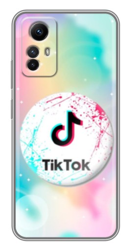 Чехол с картинкой "TikTok принт" для Xiaomi Redmi Note 12s