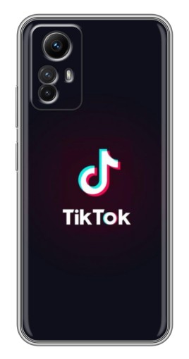 Чехол с принтом "TikTok темный" для Xiaomi Redmi Note 12s