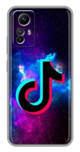 Чехол с принтом "ТикТок в космосе" для Xiaomi Redmi Note 12s