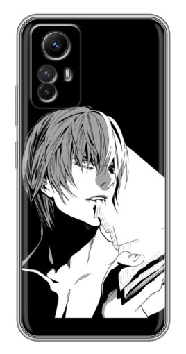 Силиконовый чехол с изображением "Ягами с блокнотом" для Xiaomi Redmi Note 12s