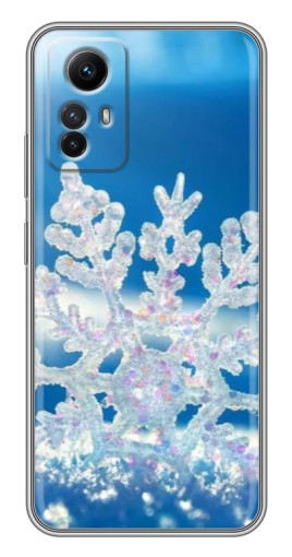 Силиконовый чехол с изображением "Яркая снежинка" для Xiaomi Redmi Note 12s