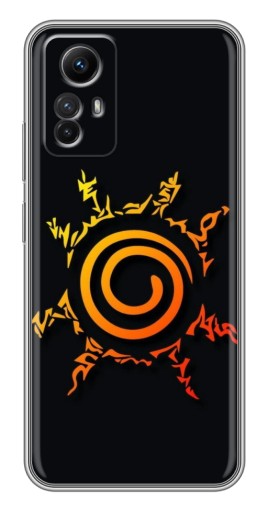 Силиконовый чехол с изображением "Знак Наруто" для Xiaomi Redmi Note 12s