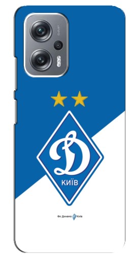 Чехол с картинкой "Бело-синий Динамо" для Xiaomi Redmi Note 12 Pro (5g)