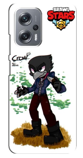 Силиконовый чехол с изображением "Crow" для Xiaomi Redmi Note 12 Pro (5g)