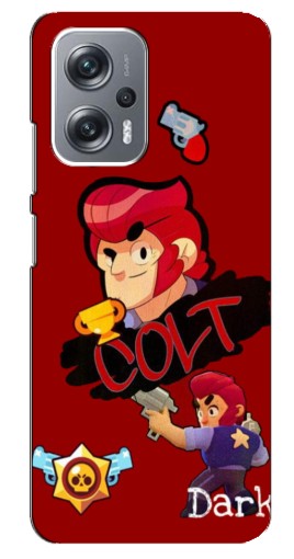 Силиконовый чехол с изображением "Dark Colt" для Xiaomi Redmi Note 12 Pro (5g)