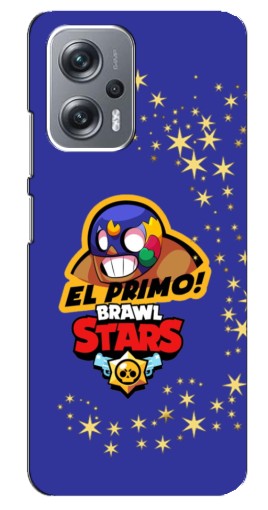 Силиконовый чехол с изображением "El Primo в маске" для Xiaomi Redmi Note 12 Pro (5g)