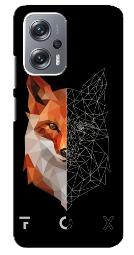 Чехол с печатью "Fox" для Xiaomi Redmi Note 12 Pro (5g)