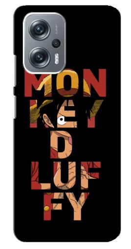 Чехол с принтом "Monky d Luffy" для Xiaomi Redmi Note 12 Pro (5g)