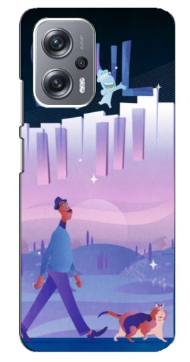Чехол с печатью "Постер к мультику" для Xiaomi Redmi Note 12 Pro (5g)