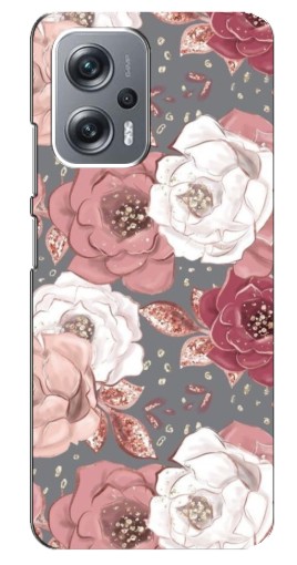 Чехол с печатью "Рисунок розы" для Xiaomi Redmi Note 12 Pro (5g)