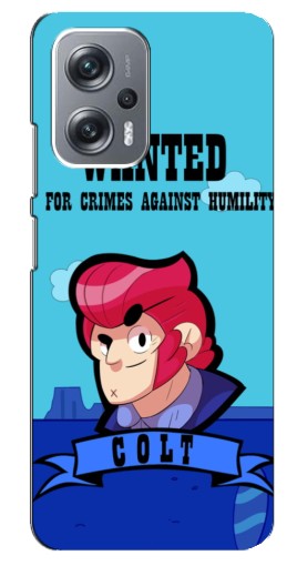Чехол с картинкой "WANTED COLT" для Xiaomi Redmi Note 12 Pro (5g)