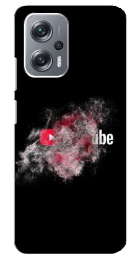 Чехол с принтом "Яркий Ютуб" для Xiaomi Redmi Note 12 Pro (5g)