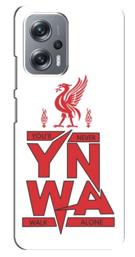 Чехол с картинкой "YNWA" для Xiaomi Redmi Note 12 Pro (5g)
