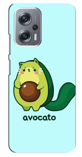 Чехол с принтом "Avocato" для Xiaomi Redmi Note 12 Pro Plus
