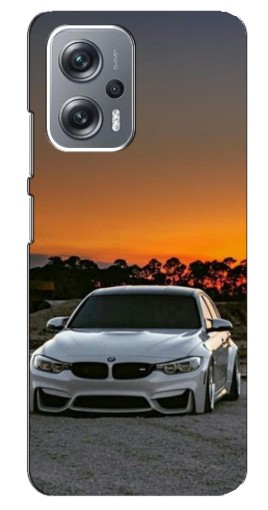 Чехол с принтом "BMW белая" для Xiaomi Redmi Note 12 Pro Plus