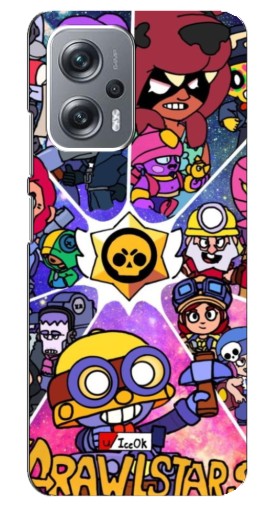 Чехол с печатью "Brawl заставка" для Xiaomi Redmi Note 12 Pro Plus