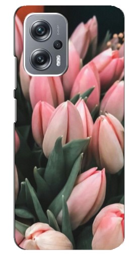 Чехол с печатью "Букет тюльпанов" для Xiaomi Redmi Note 12 Pro Plus