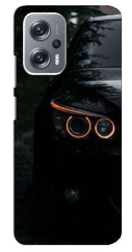Чехол с картинкой "Черный БМВ" для Xiaomi Redmi Note 12 Pro Plus