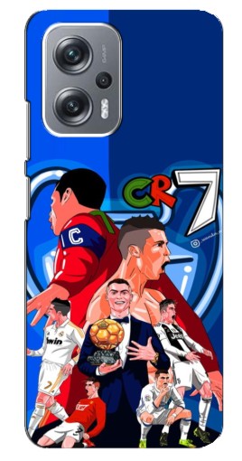 Силиконовый чехол с изображением "CR7" для Xiaomi Redmi Note 12 Pro Plus